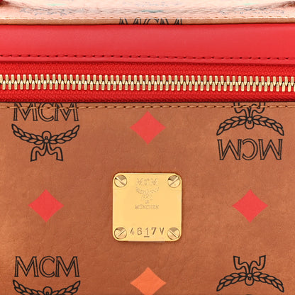 MCM Visetos Rockstar Vanity Case Cognac 7 of 10