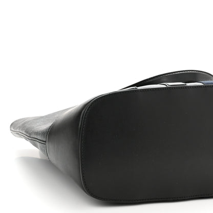 Gucci GG Supreme Monogram Web Tote Black Grey 9 of 10