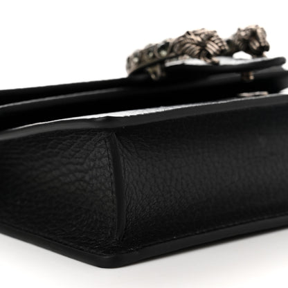 Gucci Calfskin Super Mini Dionysus Shoulder Bag Black 9 of 11