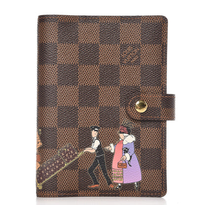 Louis Vuitton Damier Ebene Illustre Small Ring Agenda 1 of 6