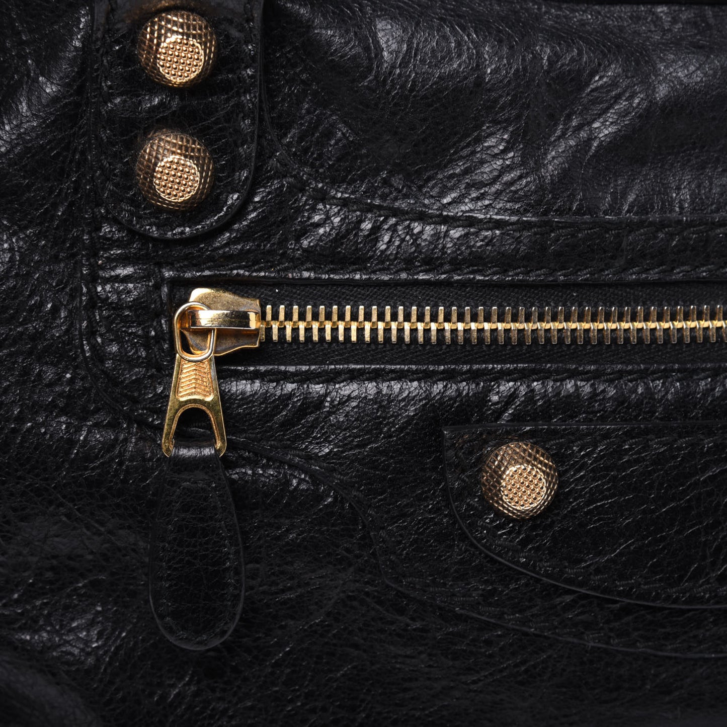 Agneau Giant 12 Gold Hardware City Black