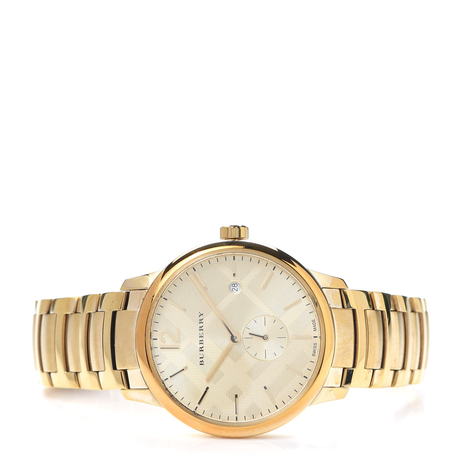Burberry Stainless Steel 40mm Classic Round Quartz Watch Gold BU10006 2 of 6