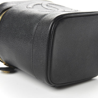 Chanel Caviar Vanity Cosmetic Case Black 6 of 11