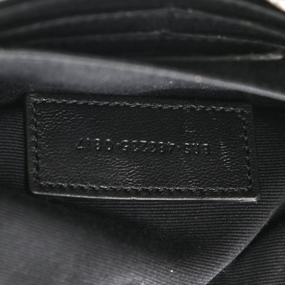 Saint Laurent Calfskin Y Quilted Monogram Loulou Flap Bag Argento 8 of 11