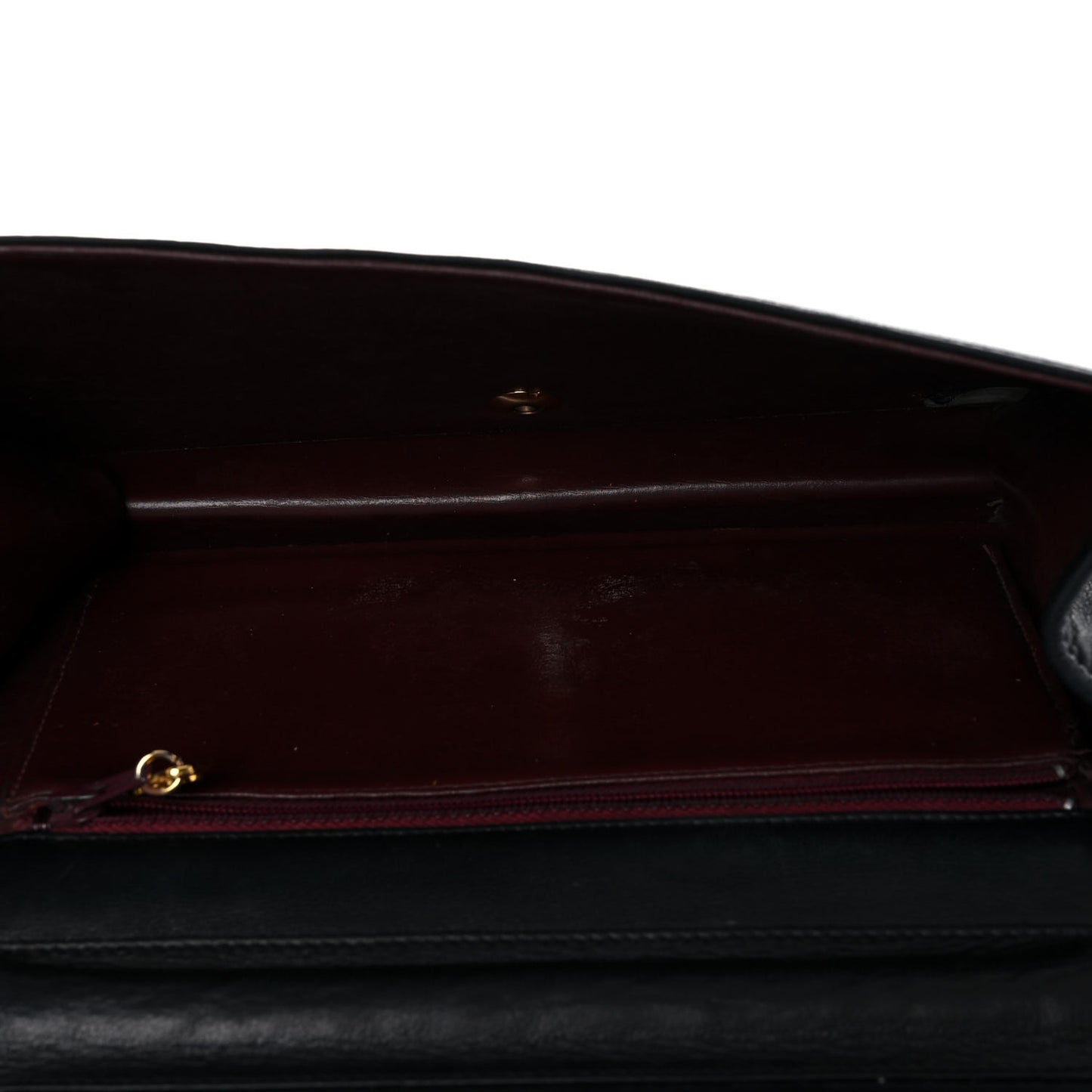 Lambskin Quilted Wallet On Chain WOC Black
