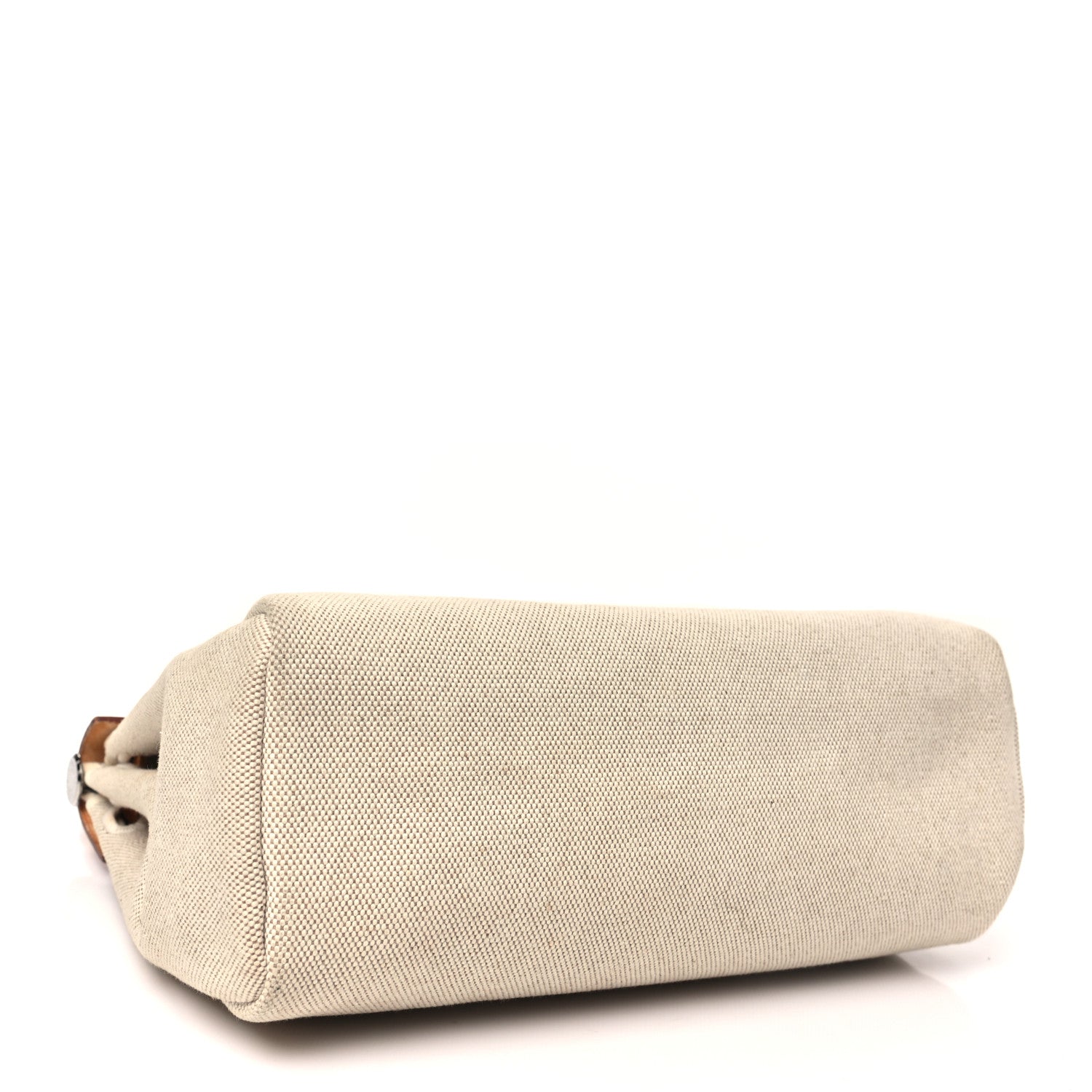 Hermes Toile Vache Calfskin Herbag PM 30 Black Natural 5 of 15