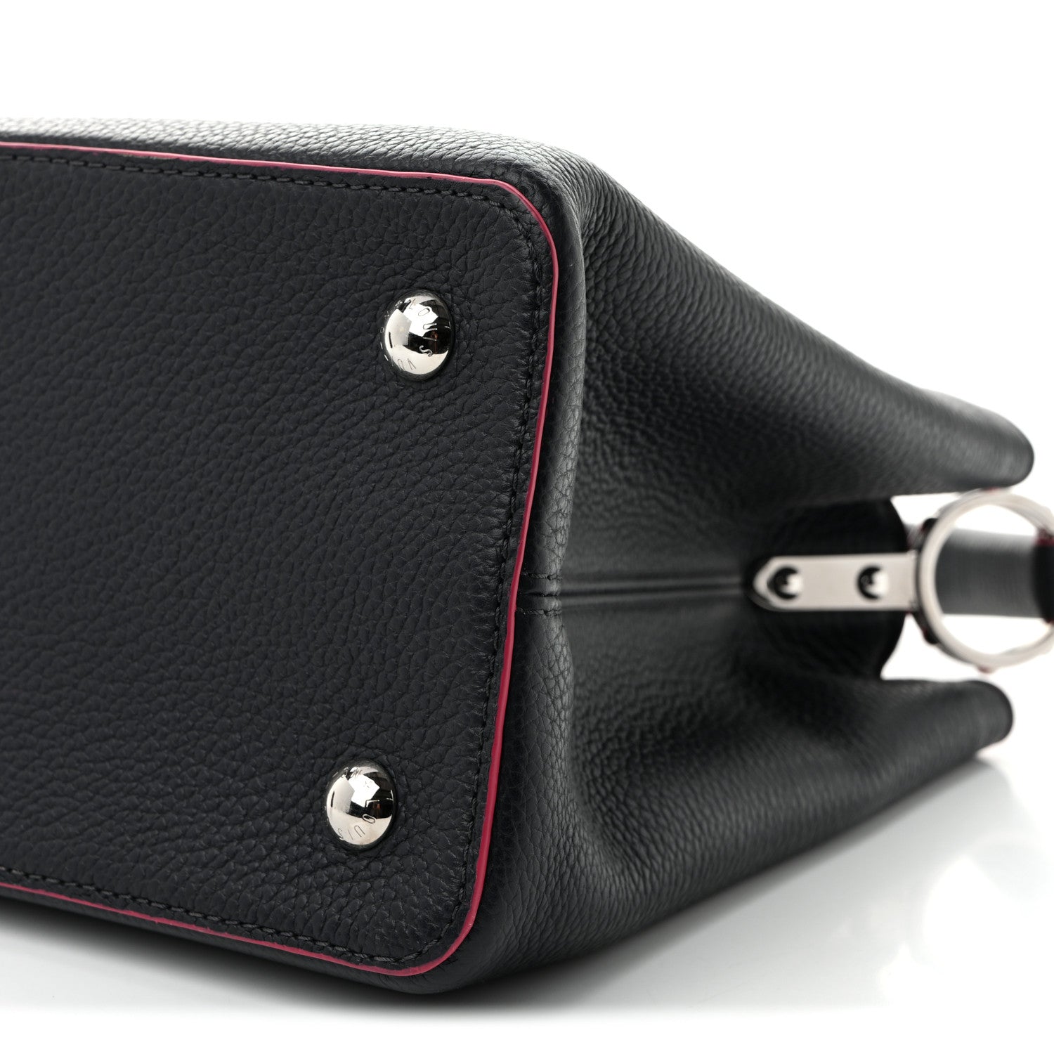 Louis Vuitton Taurillon Capucines MM Cobalt Fuchsia 9 of 9