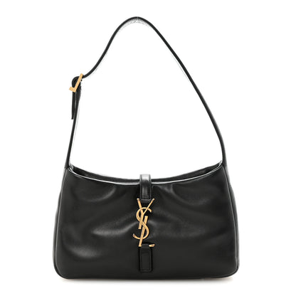 Saint Laurent Padded Lambskin Le 5 A 7 Hobo Black 1 of 10