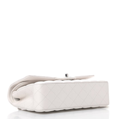 Chanel Caviar Quilted Medium Double Flap White 3 of 4