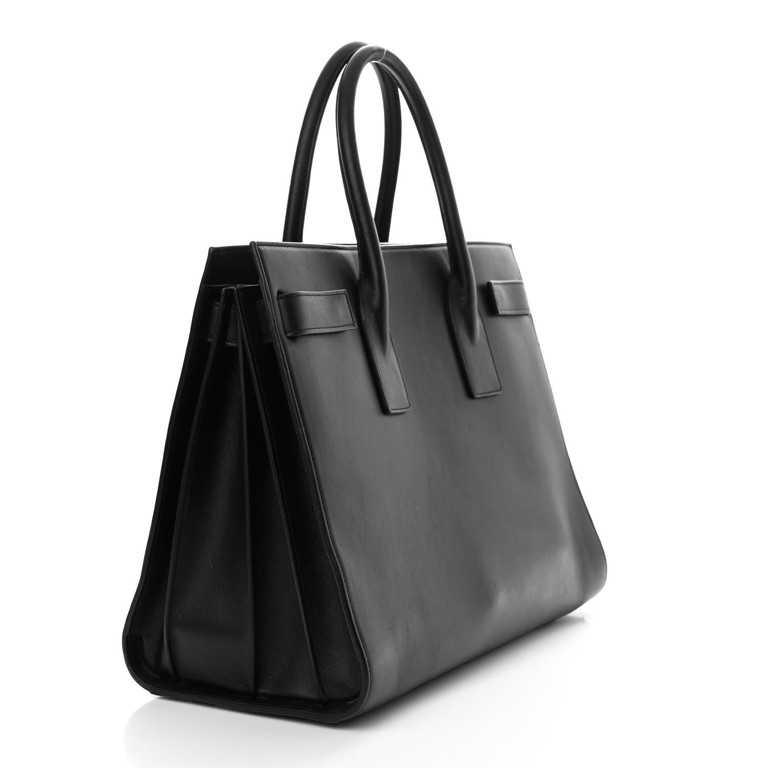 Saint Laurent Calfskin Large Sac De Jour Carryall Black 3 of 14