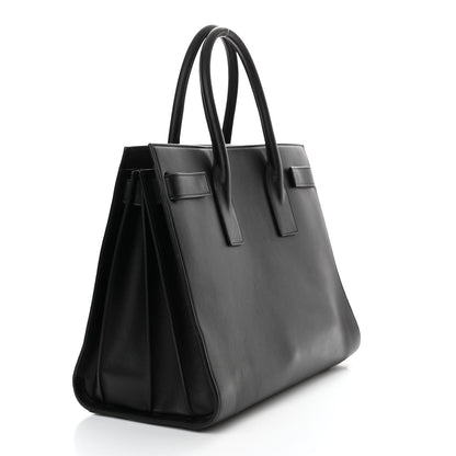 Saint Laurent Calfskin Large Sac De Jour Carryall Black 3 of 14