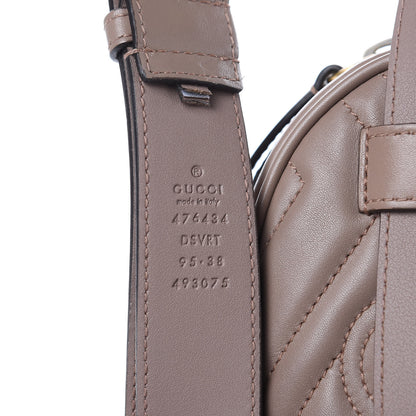 Gucci Calfskin Matelasse GG Marmont Belt Bag 95 38 Porcelain Rose 8 of 13