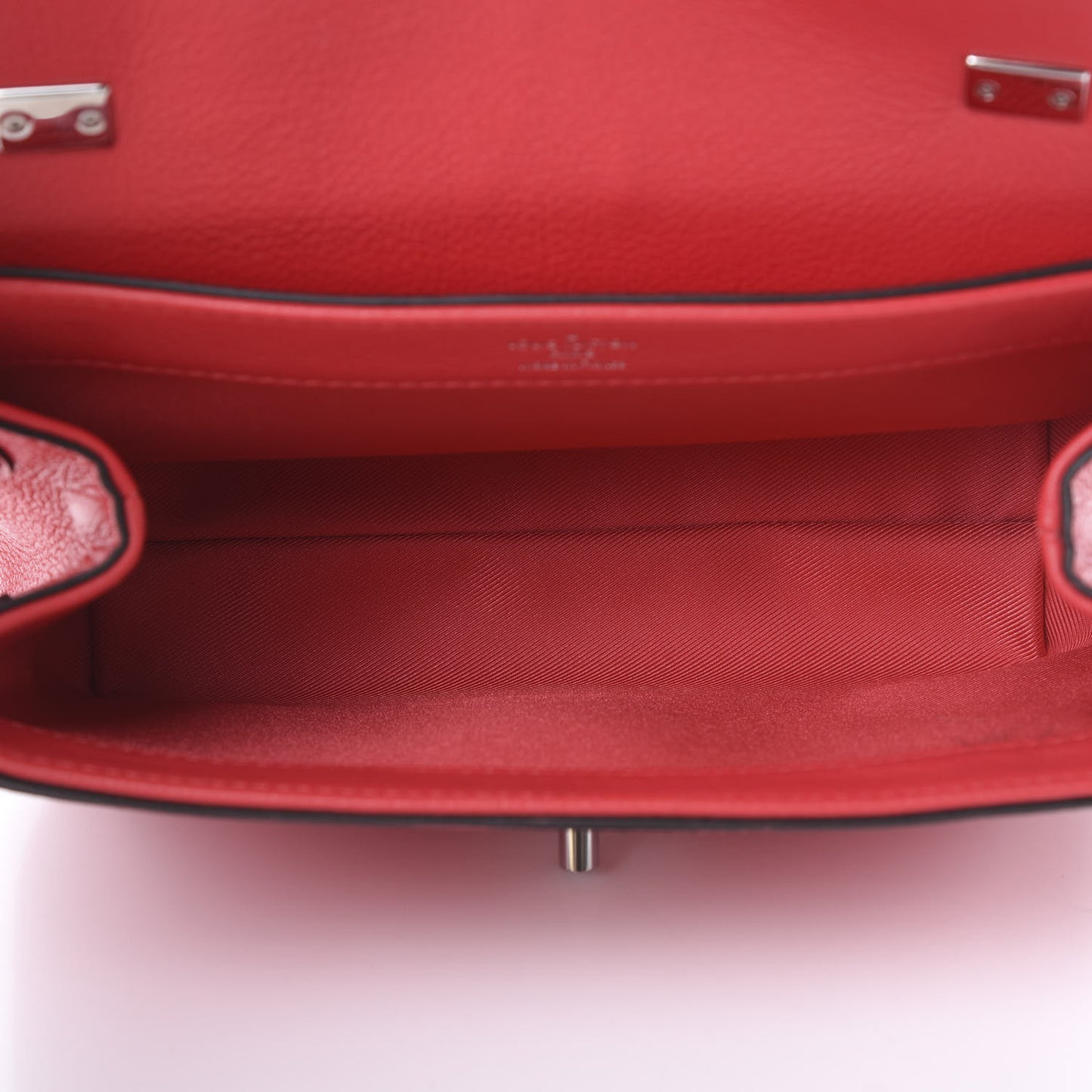 Calfskin Lockme II Chain Bag BB Rubis