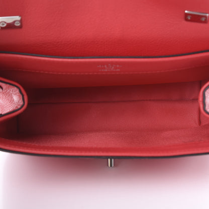 Louis Vuitton Calfskin Lockme II Chain Bag BB Rubis 4 of 9
