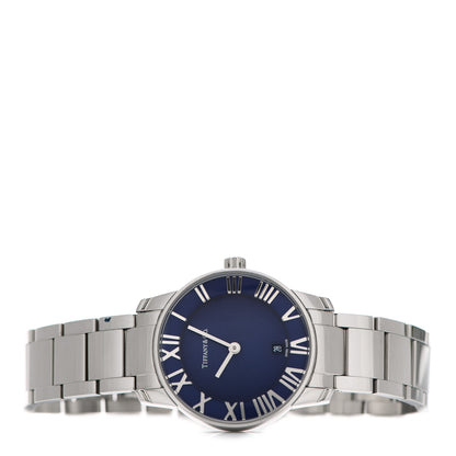 Tiffany Stainless Steel 29mm Atlas 2-Hand Quartz Watch Blue Azure 2 of 5