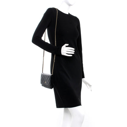 Chanel Caviar Quilted Wallet On Chain WOC Black 2 of 12