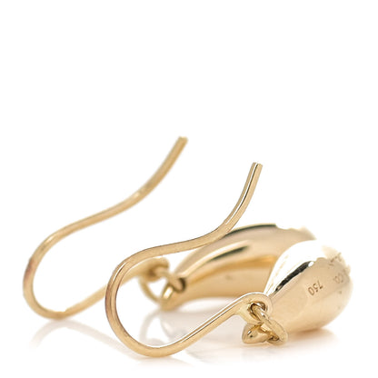 Tiffany 18K Yellow Gold Elsa Peretti 12mm Teardrop Earrings 3 of 5