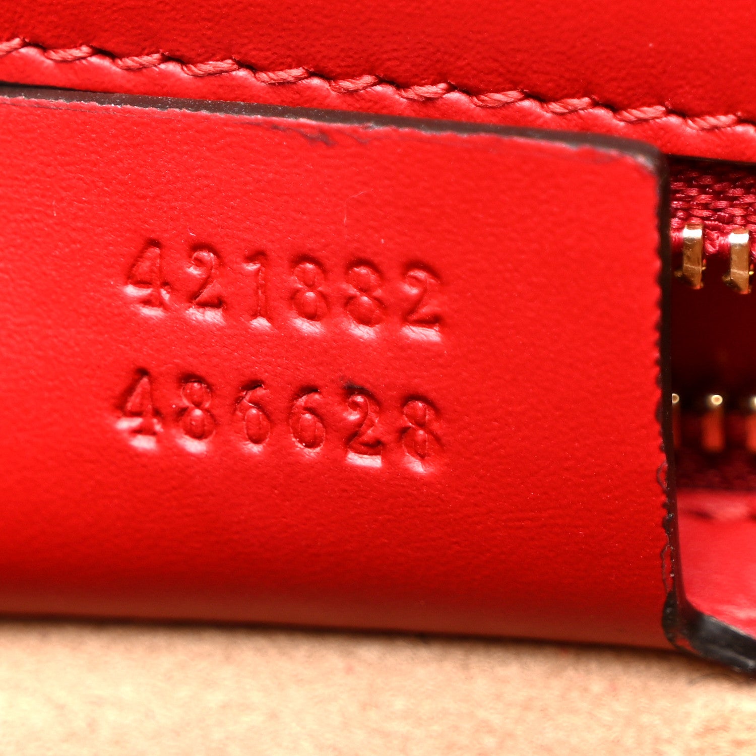 Gucci Calfskin Small Sylvie Shoulder Bag Hibiscus Red 7 of 10
