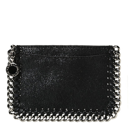 Stella McCartney Shaggy Deer Falabella Card Holder Black 1 of 11