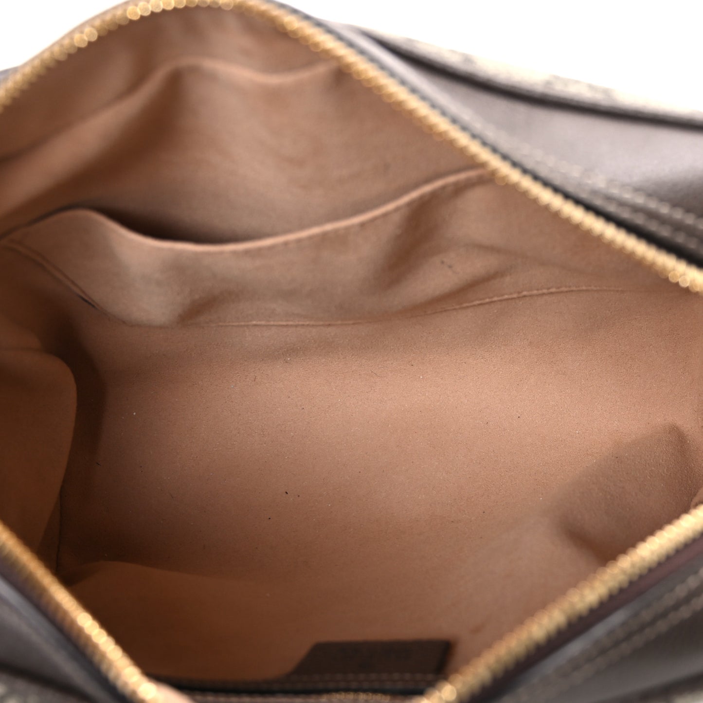 GG Supreme Monogram Web Small Ophidia Shoulder Bag Brown