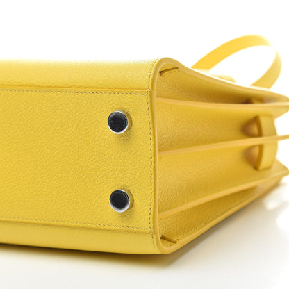 Saint Laurent Grained Calfskin Nano Sac De Jour Jaune 10 of 11