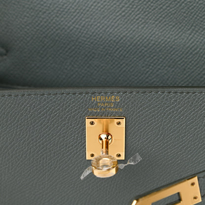 Hermes Epsom Kelly Sellier 25 Vert Amande 6 of 11