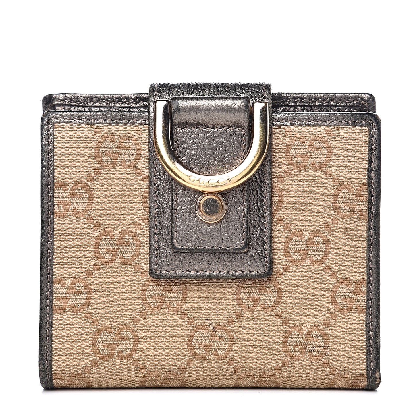 Monogram Abbey Compact Wallet Dark Brown
