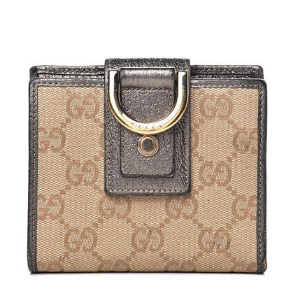 Gucci Monogram Abbey Compact Wallet Dark Brown 1 of 11