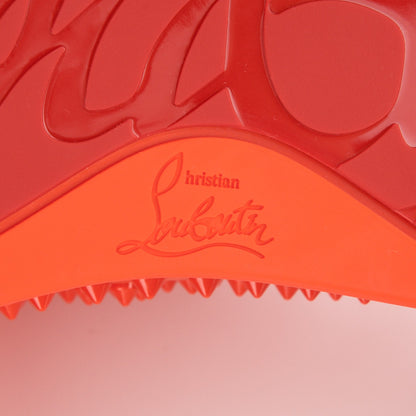 Christian Louboutin Calfskin Louis Spikes Flat Mens Sneakers 44.5 Capucine 6 of 9
