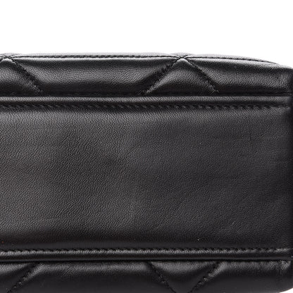 Prada Nappa Triangle Stitched Large Spectrum Bag Black 12 of 13