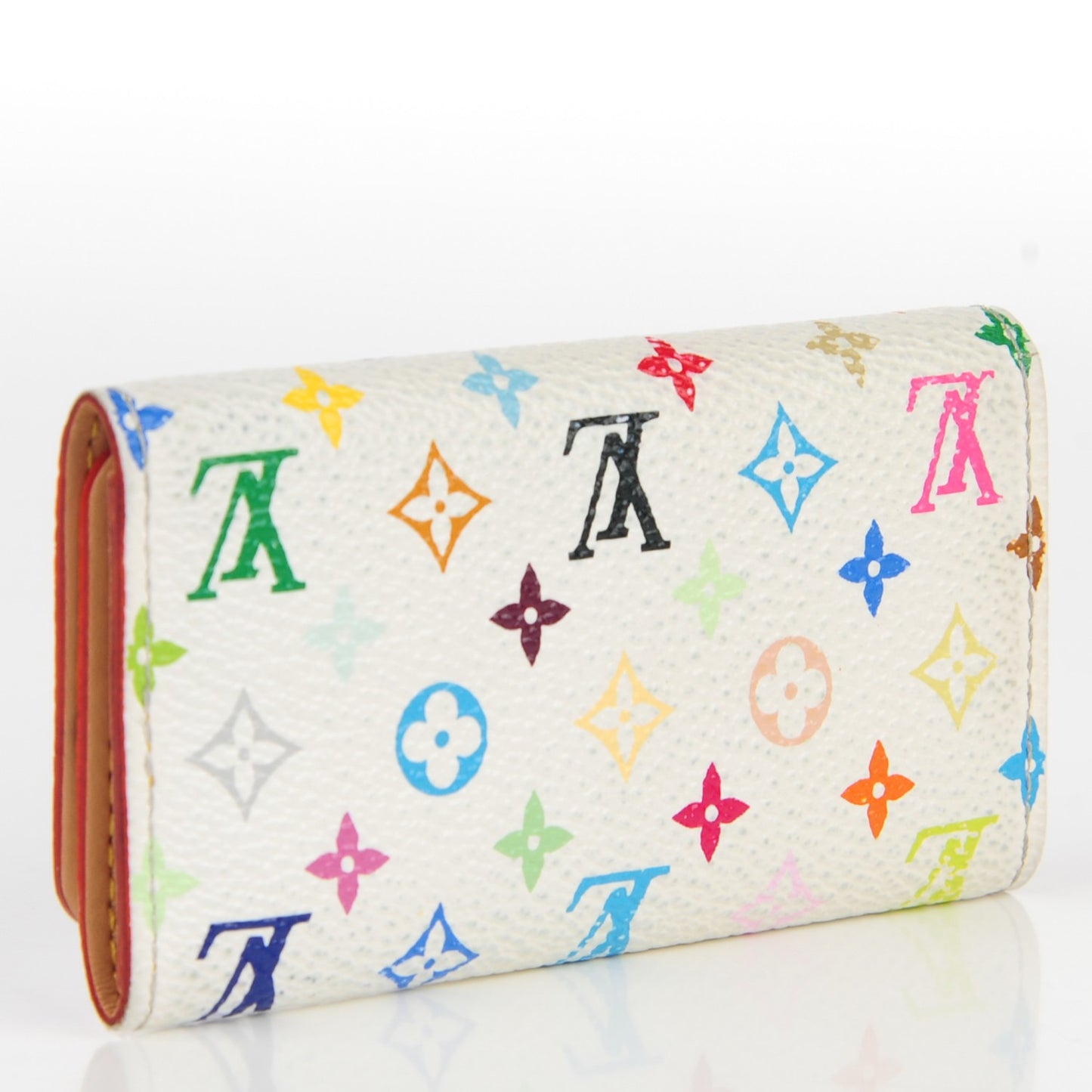 Monogram Multicolor Multicles 4 Key Holder White