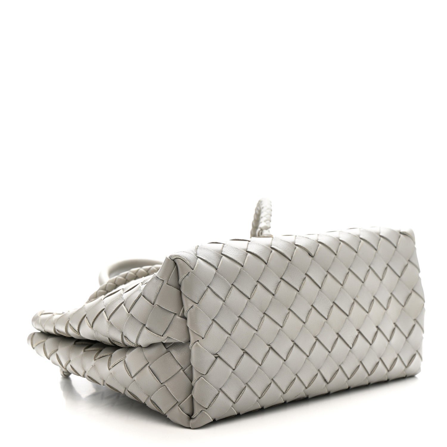 Bottega Veneta Nappa Intrecciato Small Andiamo Shoulder Bag Sterling 4 of 9