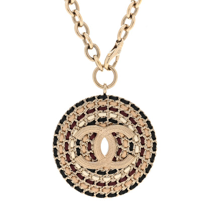 Chanel Lambskin Chain CC Necklace Gold 1 of 5