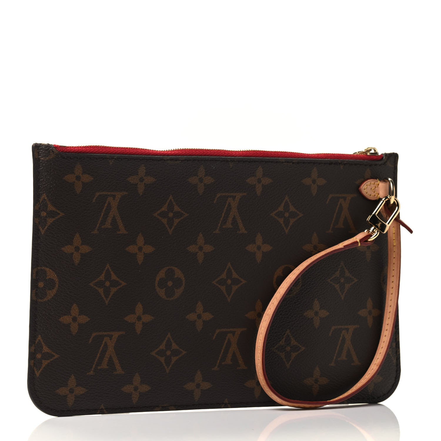 Louis Vuitton Monogram Neverfull MM GM Pochette Cherry 2 of 4