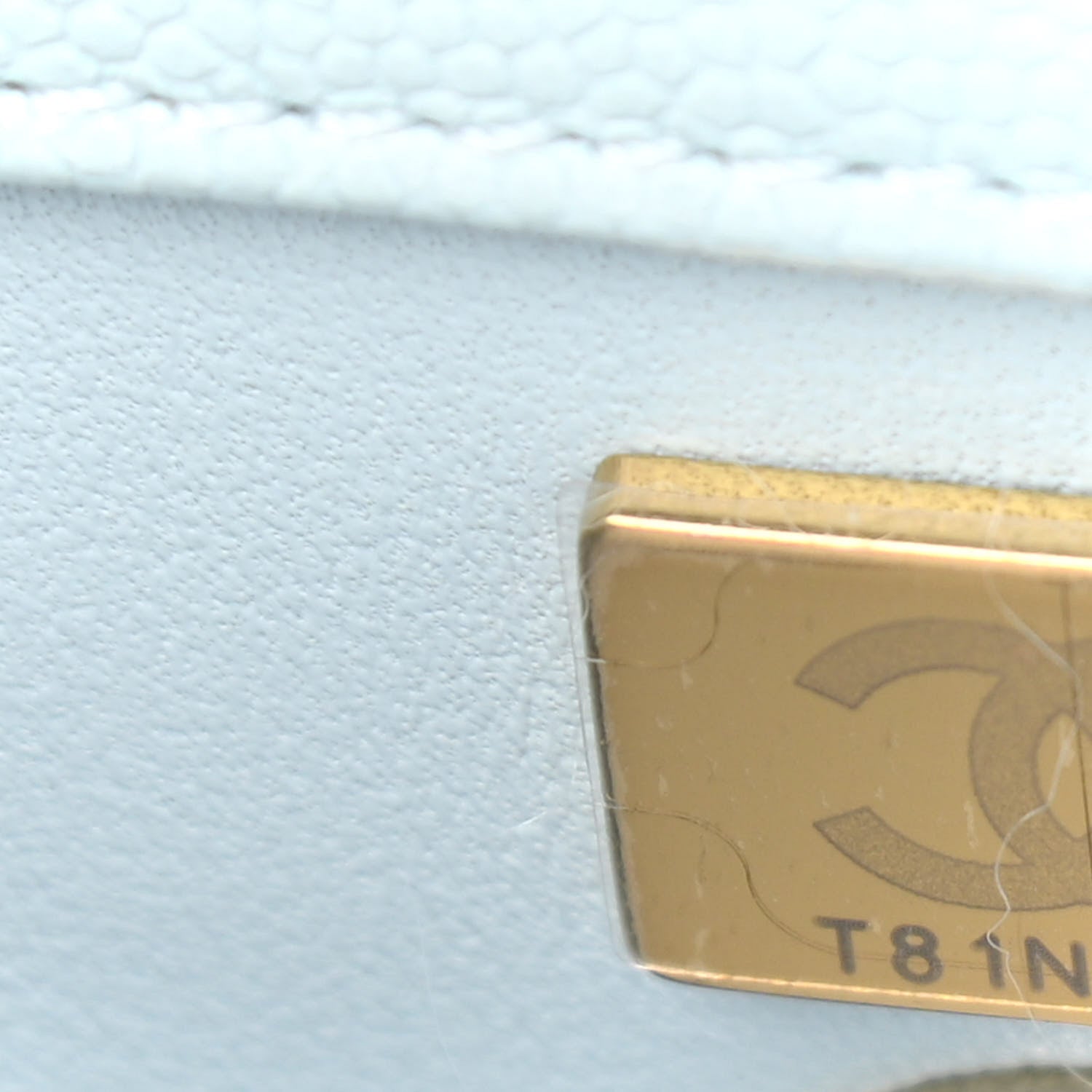 Chanel Caviar Quilted Mini Coco Handle Flap Light Blue 7 of 10