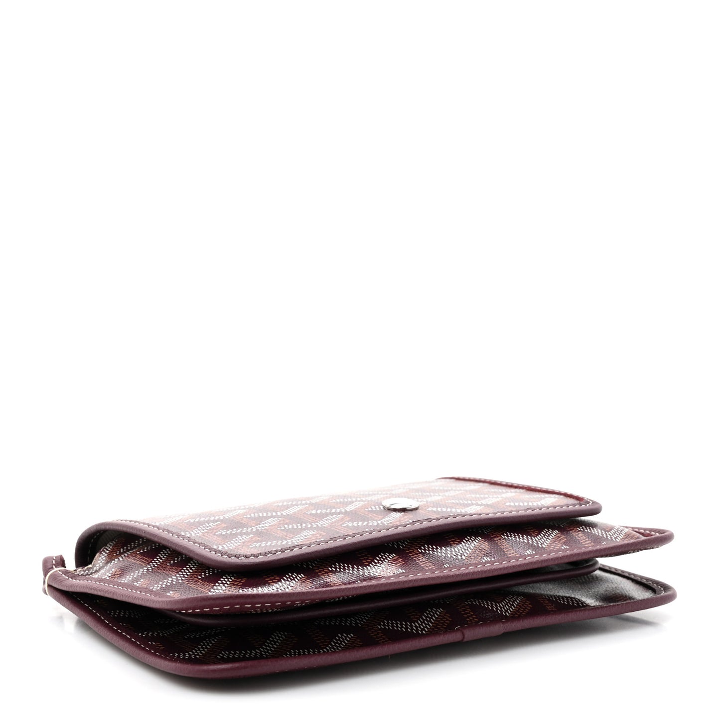 Goyardine Plumet Wallet Clutch Burgundy