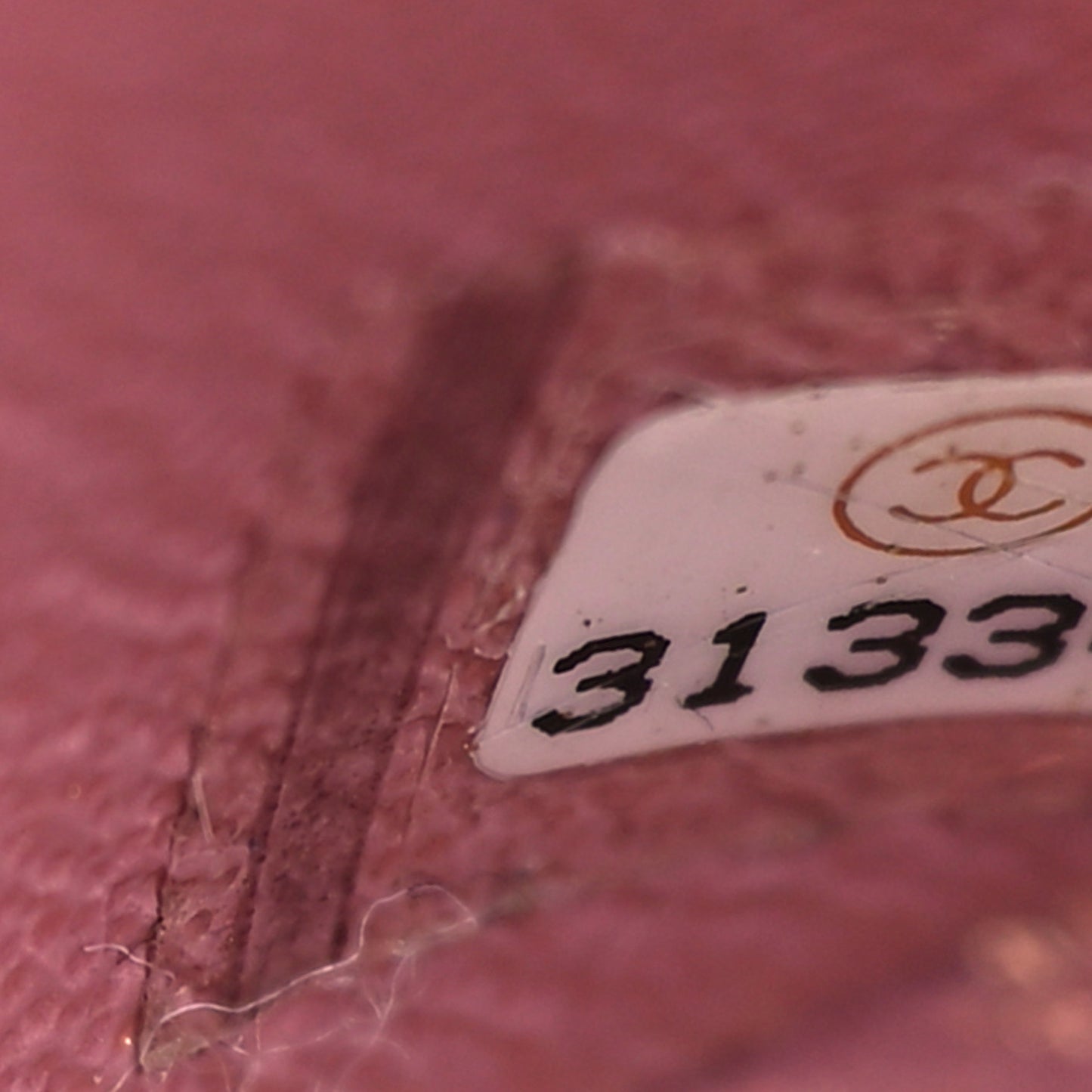 Iridescent Lambskin Quilted Mini Top Handle Rectangular Flap Pink