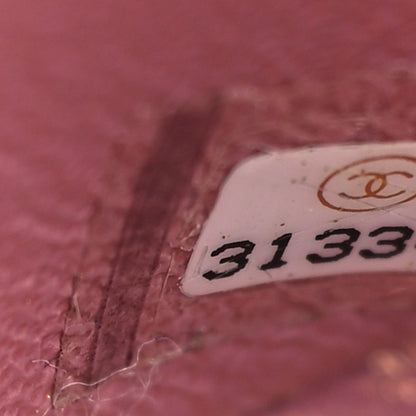 Chanel Iridescent Lambskin Quilted Mini Top Handle Rectangular Flap Pink 7 of 10