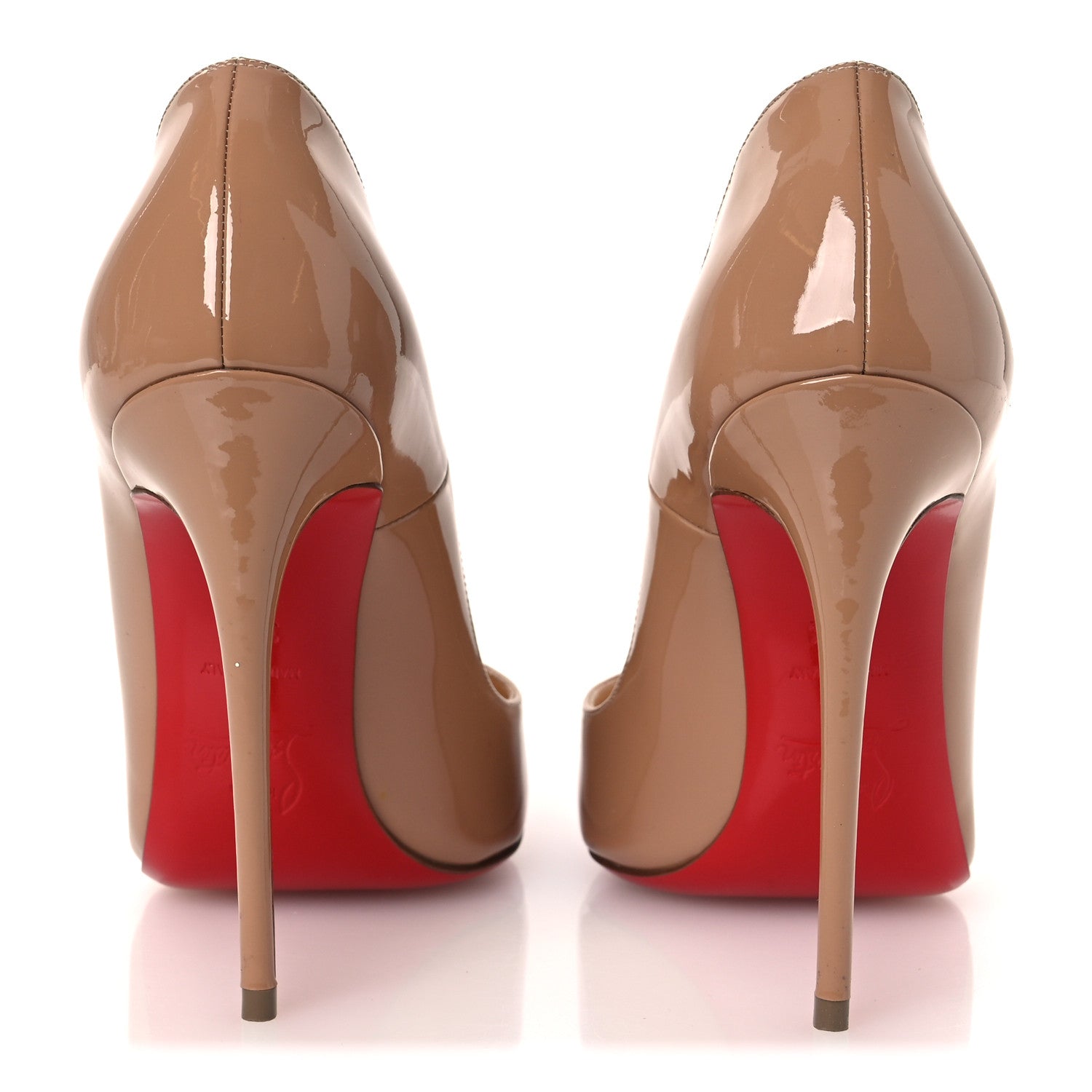 Christian Louboutin Patent So Kate 120 Pumps 36.5 Nude 1859789
