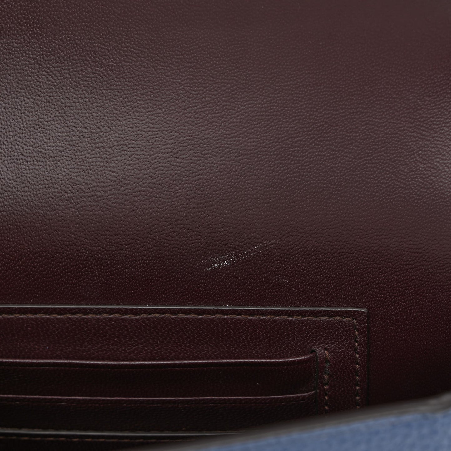 Small Classic Grain Calfskin Small Darley Satchel Pale Navy
