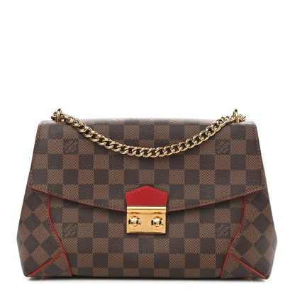 Louis Vuitton Damier Ebene Caissa Clutch Cherry 1 of 12