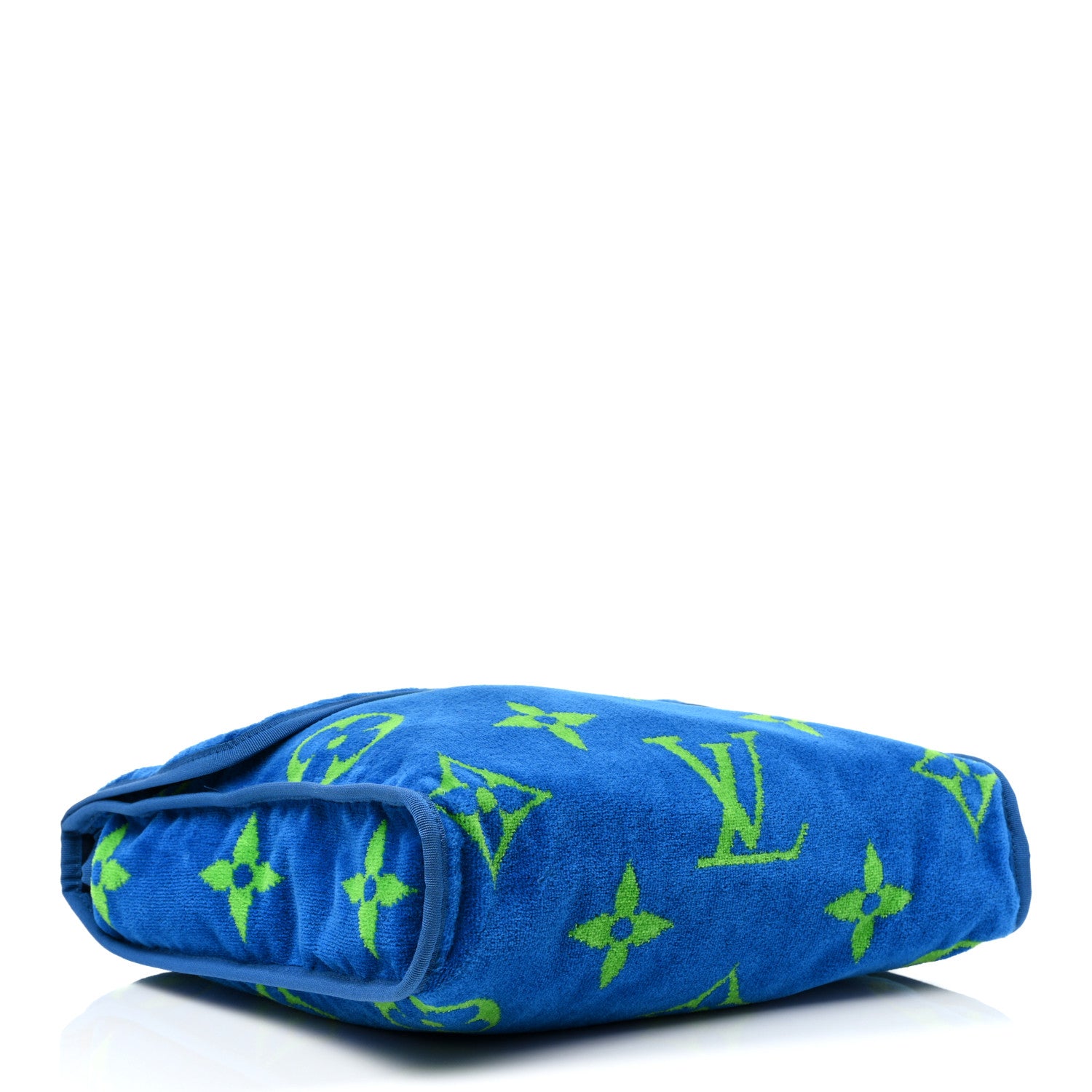 Louis Vuitton Cotton Monogram Beach Towel Blue 7 of 10