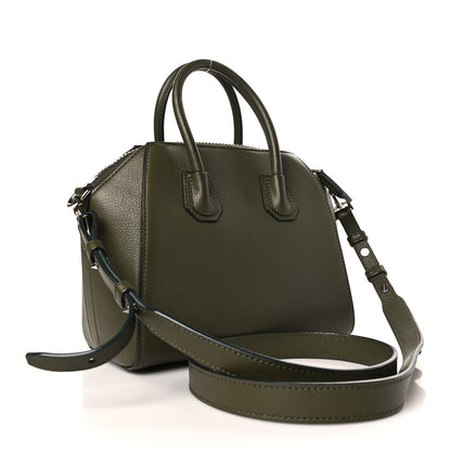 Givenchy Sugar Goatskin Mini Antigona Khaki 3 of 10