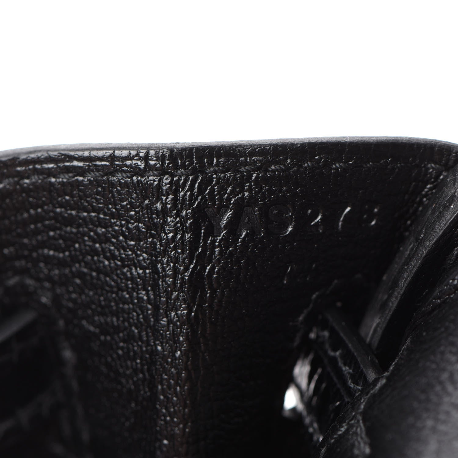 Hermes Togo Shiny Niloticus Crocodile Birkin Touch 25 Black 29 of 36
