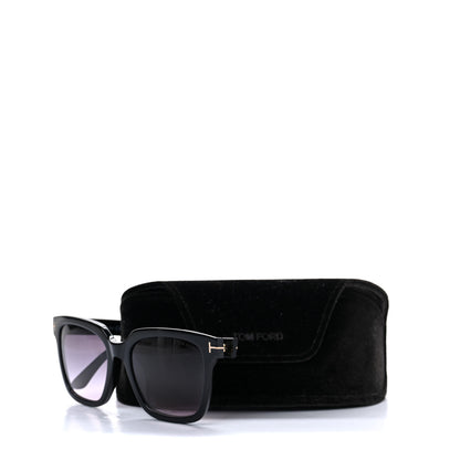 Tom Ford Acetate Selby Square Sunglasses TF952 Black 8 of 8
