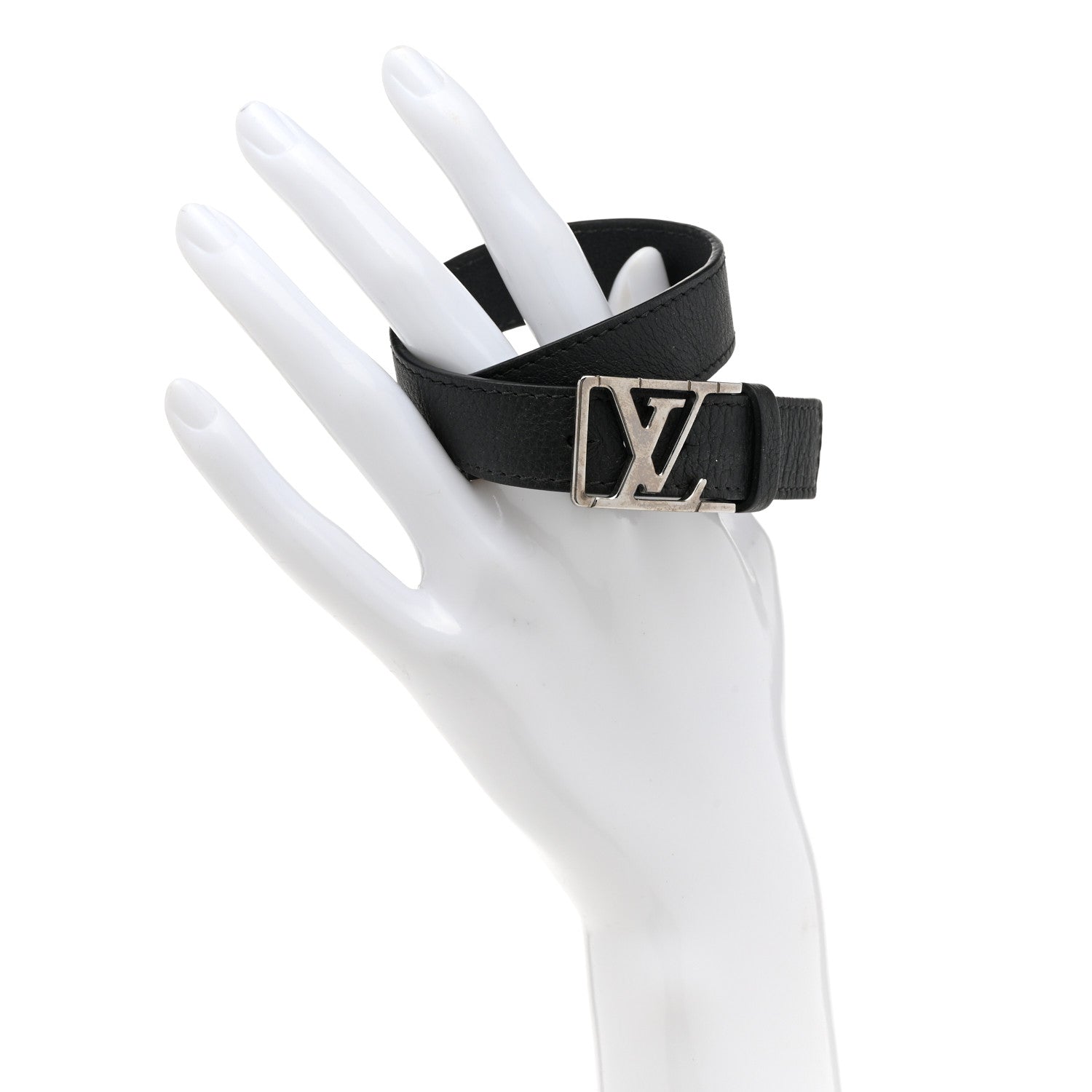 Louis Vuitton Calfskin LV City Bracelet 2 of 6