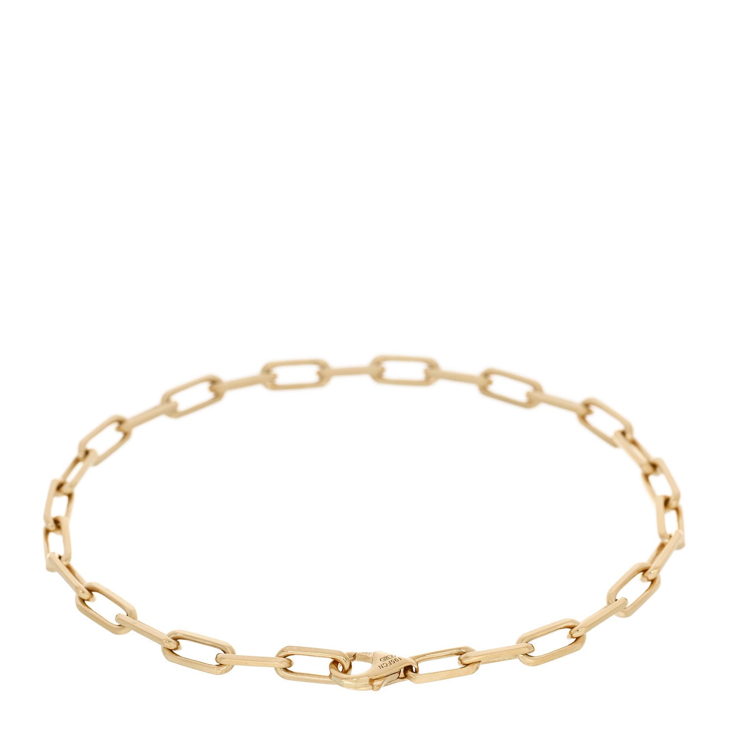 Cartier 18K Yellow Gold Small Santos de Cartier Link Chain Bracelet 2 of 5