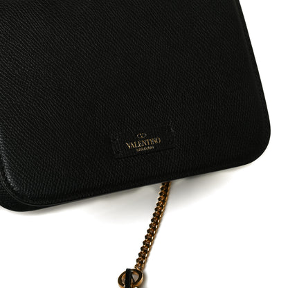 Valentino Garavani Grainy Calfskin Small VSling Shoulder Bag Black 13 of 13