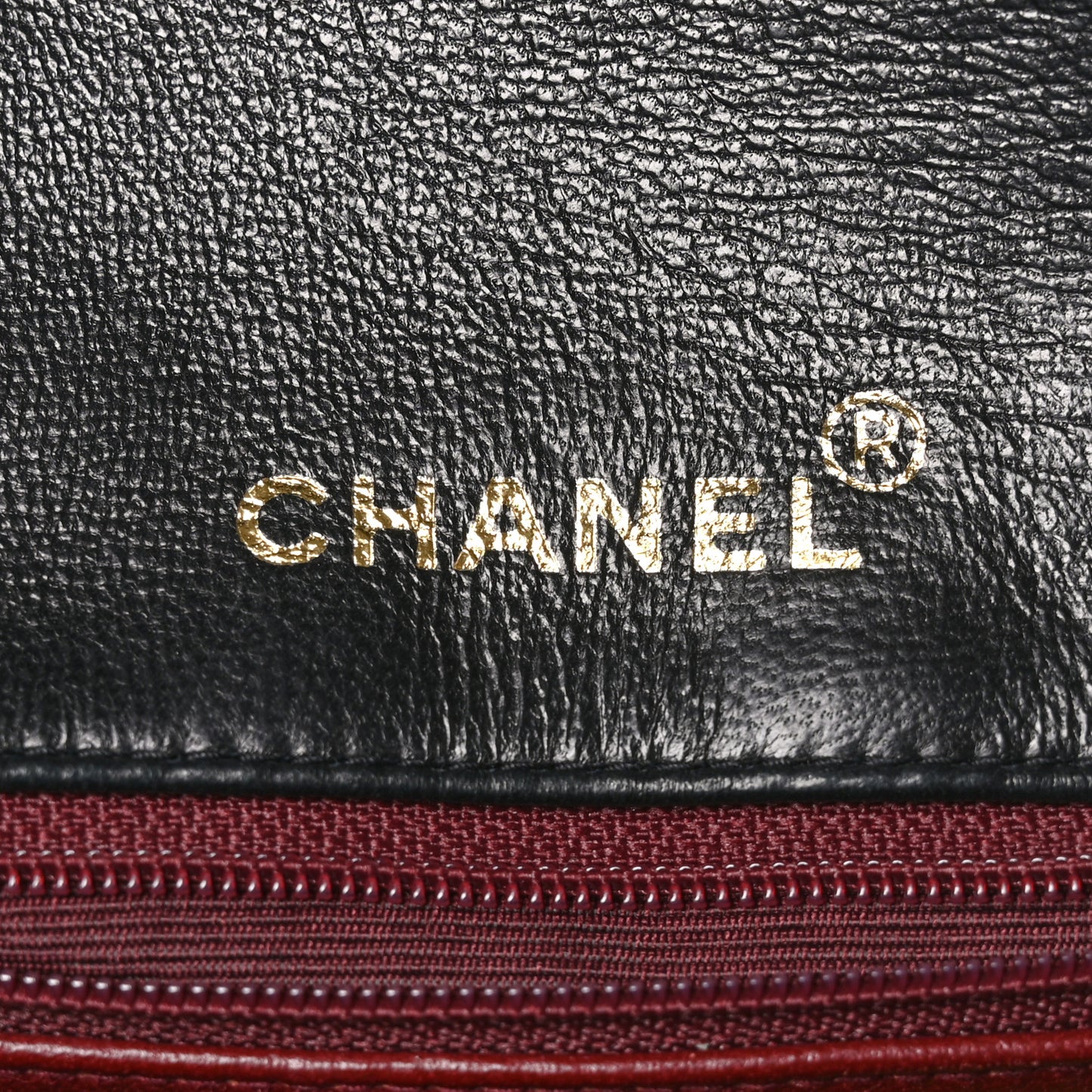 Lambskin Quilted Mini Square Flap Black
