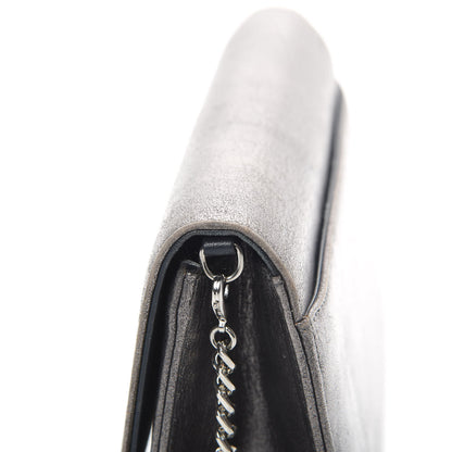 Christian Dior Metallic Brushed Calfskin Miss Dior Promenade Pouch Gunmetal 21 of 21